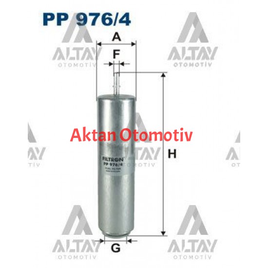 YAKIT FİLTRESİ (MAZOT) F20 / F20 LCİ / F21 / F21 LCİ / F30 / F30 LCİ / F31 / F34 GT / 4F32 / F32 LCİ / F33 / F33 LCİ / F36 GRAN COUPE / MINI R60 / R61 04-15 2.7 TD-3.0 TD-3.6 D-4.2-4.4